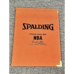 Spalding Official NBA Game Ball Portfolio/Folder/Notebook Composite Basketball‎